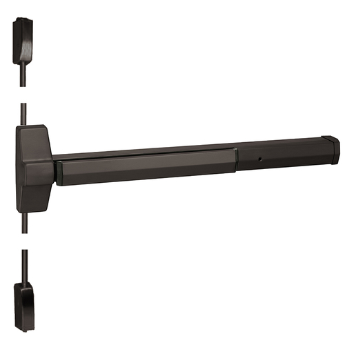 Yale 7110 36 620 Exit Device Satin Nickel Plated Blackened Satin