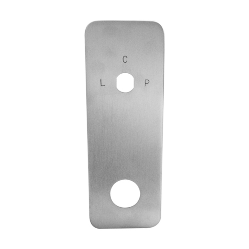 Unified Trim Plate without Deadbolt,, Satin Chrome