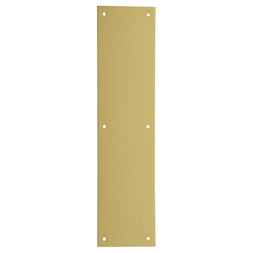 IVES 8200 US4 4x16 4" x 16" Pulls and Push Plates Satin Brass