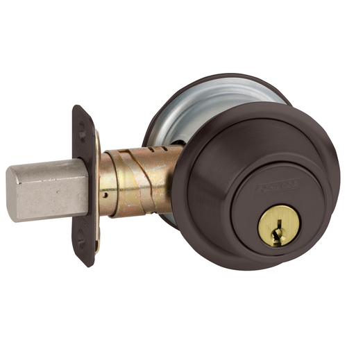 Lock Deadlock Oil Rubbed Bronze and Satin Nickel