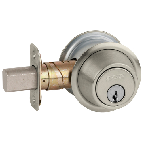 Lock Deadlock Satin Nickel and Oil Rubbed Bronze