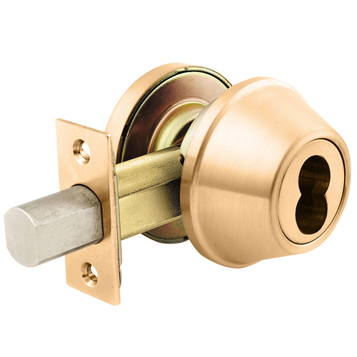 D Series Grade 1 Deadbolt, Satin Bronze