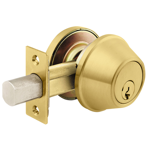 Lock Deadlock Satin Brass