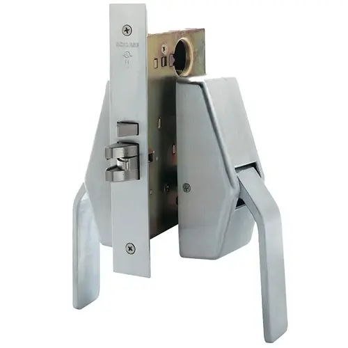 Lock Hospital Push/Pull Latch Satin Stainless Steel