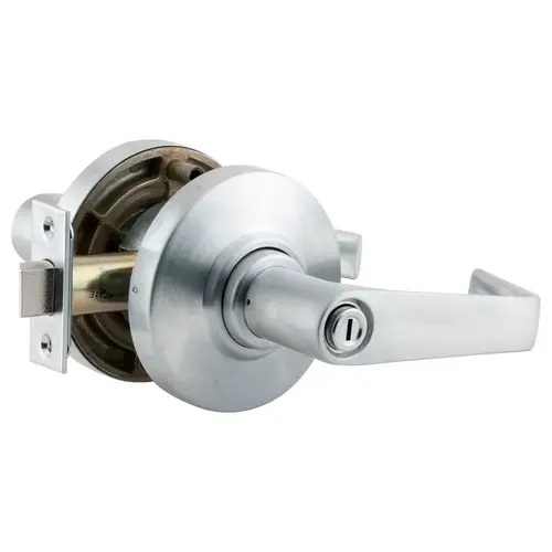 AL40S Saturn Privacy Lock, Satin Nickel