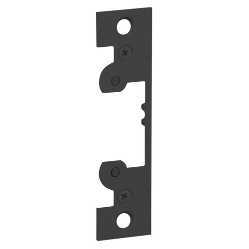 Electric Strike Faceplate Black Anodized Aluminum