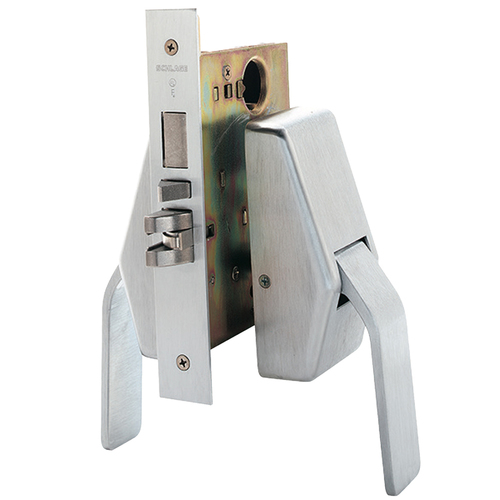 Lock Hospital Push/Pull Latch Satin Chrome