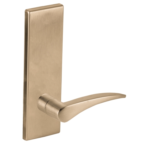 Right Hand Half Dummy Trim with 12 Lever and N Escutcheon Antique Brass Finish