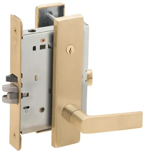 Lock Mortise Lock Satin Brass