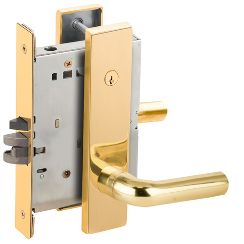 Lock Mortise Lock Bright Brass