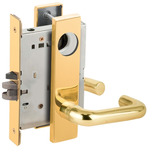 Lock Mortise Lock Bright Brass