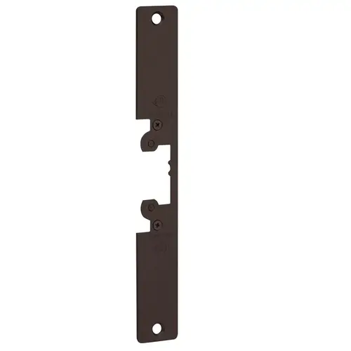 Electric Strike Faceplate Dark Bronze Anodized Aluminum