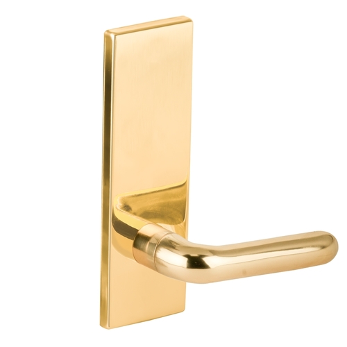 Half Dummy Trim with 02 Lever and N Escutcheon Bright Brass Finish