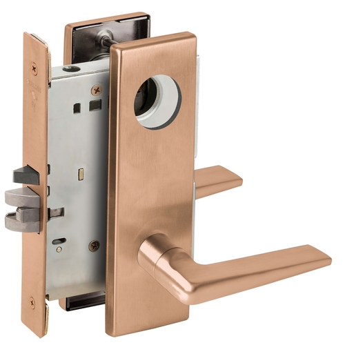 Lock Mortise Lock Satin Bronze Clear Coated