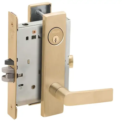 Mortise Lock Satin Brass