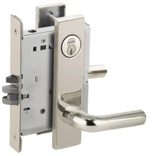 Mortise Lock Bright Stainless Steel