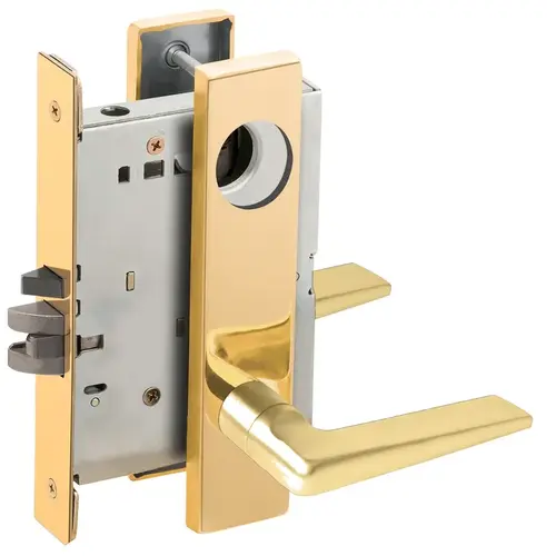 Lock Mortise Lock Bright Brass