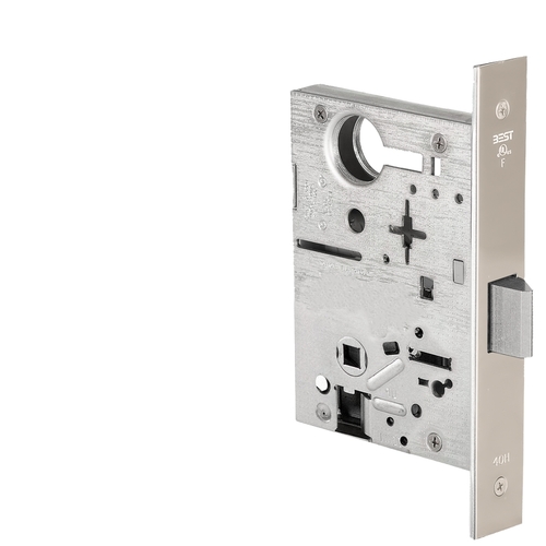 Mortise Lock Bright Nickel Plated Clear Coated