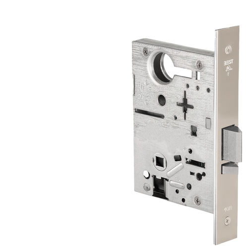 Mortise Lock Bright Nickel Plated Clear Coated