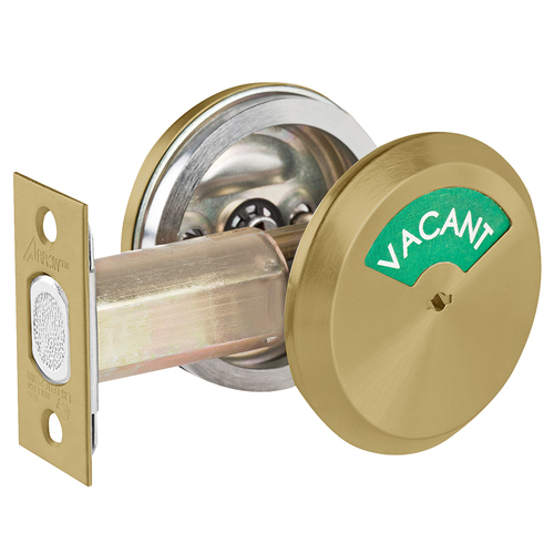 Lock Deadlock Satin Brass Blackened Satin Relieved Clear Coated