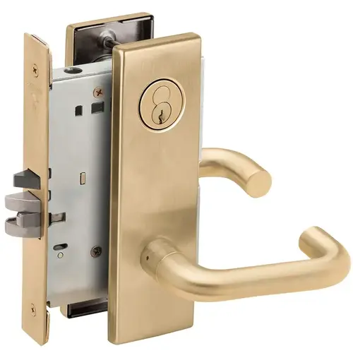 Lock Mortise Lock Satin Brass