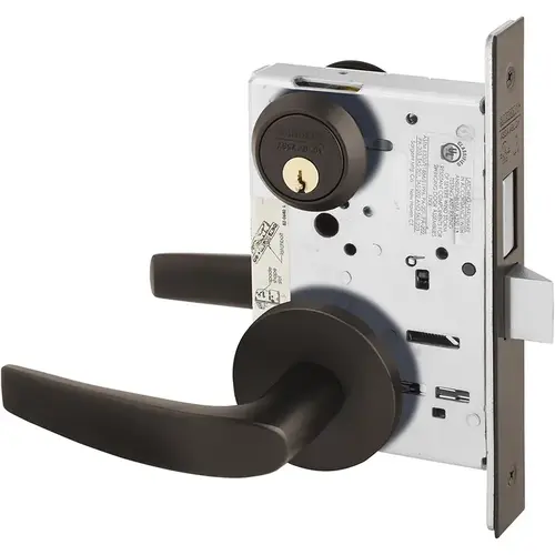 Manufacturing Mortise Lock Dark Oxidized Bronze