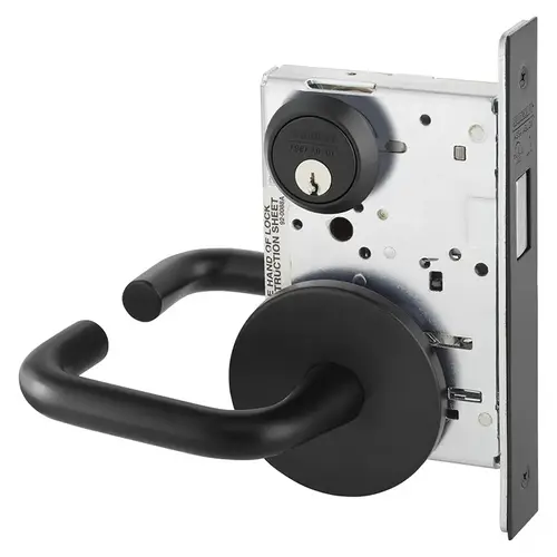 Manufacturing Mortise Lock Black Suede Powder Coat