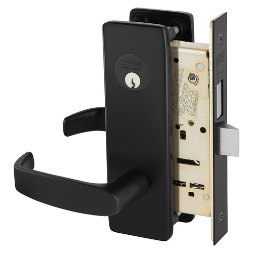 Manufacturing Mortise Lock Black Suede Powder Coat