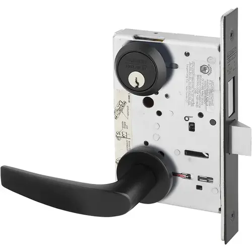 Manufacturing Mortise Lock Black Suede Powder Coat