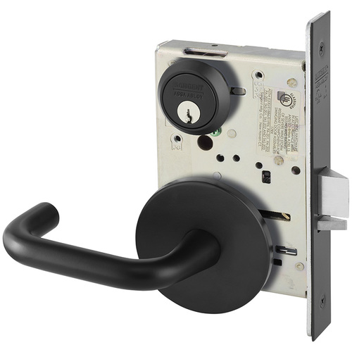 Manufacturing Mortise Lock Black Suede Powder Coat