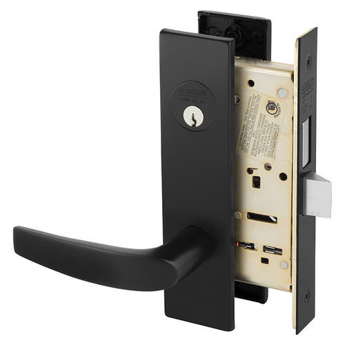 Manufacturing Mortise Lock Black Suede Powder Coat