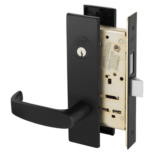 Manufacturing Mortise Lock Black Suede Powder Coat