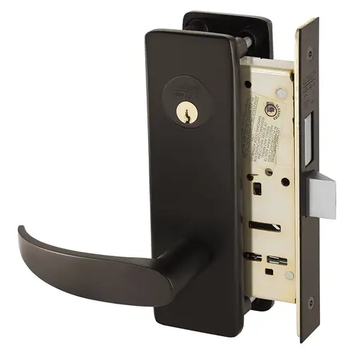 Manufacturing Mortise Lock Dark Oxidized Bronze