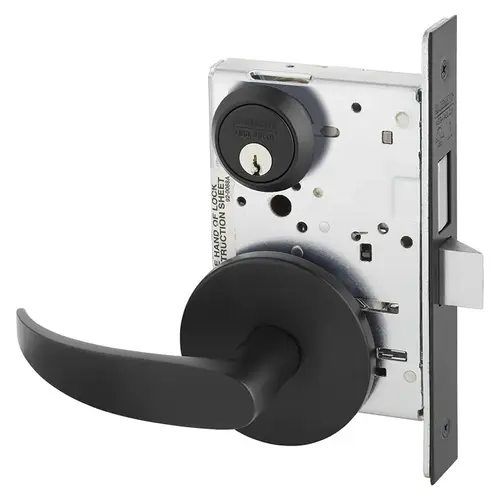 Manufacturing Mortise Lock Black Suede Powder Coat