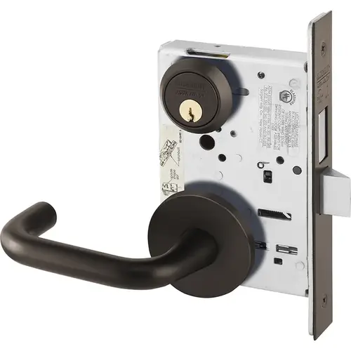 Manufacturing Mortise Lock Dark Oxidized Bronze