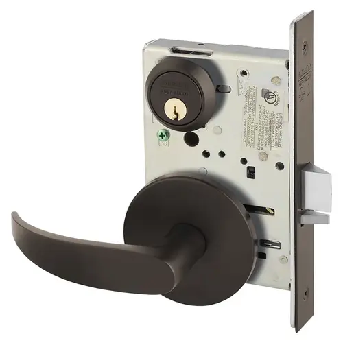 Manufacturing Mortise Lock Dark Oxidized Bronze