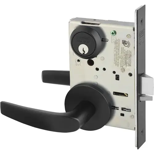 Manufacturing Mortise Lock Black Suede Powder Coat