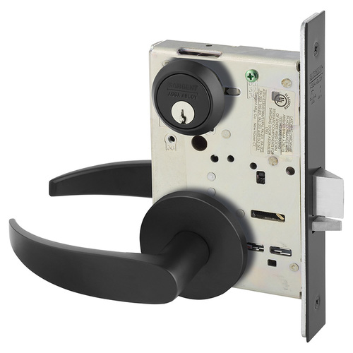 Manufacturing Mortise Lock Black Suede Powder Coat