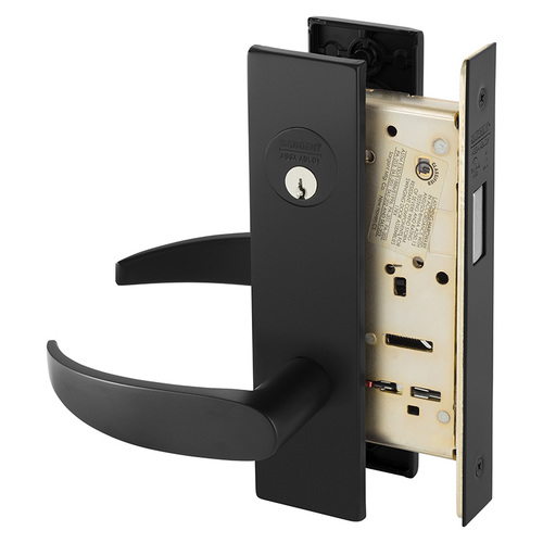 Manufacturing Mortise Lock Black Suede Powder Coat