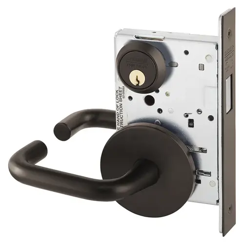 Manufacturing Mortise Lock Dark Oxidized Bronze