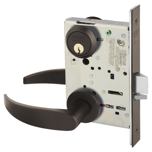 Manufacturing Mortise Lock Dark Oxidized Bronze