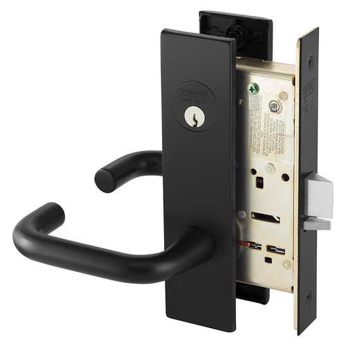 Manufacturing Mortise Lock Black Suede Powder Coat