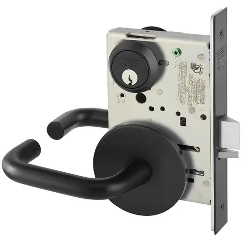 Manufacturing Mortise Lock Black Suede Powder Coat