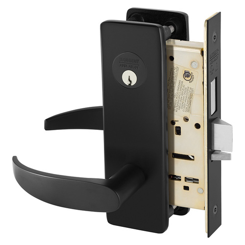 Manufacturing Mortise Lock Black Suede Powder Coat