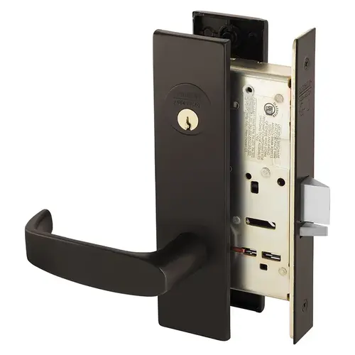 Manufacturing Mortise Lock Dark Oxidized Bronze