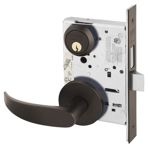 Manufacturing Mortise Lock Dark Oxidized Bronze