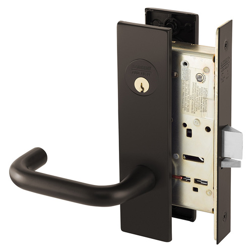 Manufacturing Mortise Lock Dark Oxidized Bronze