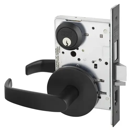 Manufacturing Mortise Lock Black Suede Powder Coat