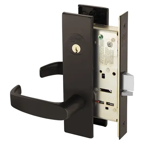 Manufacturing Mortise Lock Dark Oxidized Bronze