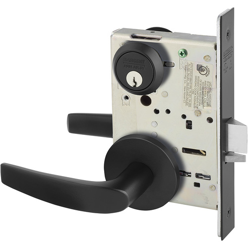 Manufacturing Mortise Lock Black Suede Powder Coat